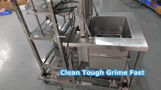 أعرض 38L الفولاذ المقاوم للصدأ التنظيف بالموجات فوق الصوتية